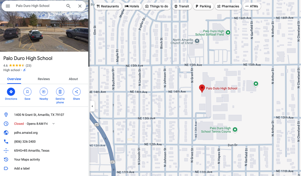 Palo Duro High School