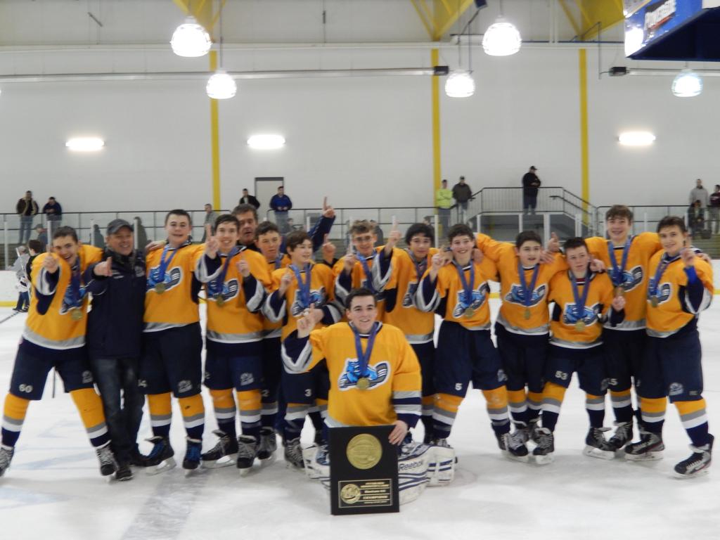 Pittsburgh Midwinter Classic 2014 Bantam AA Champions (2-1 in OT)