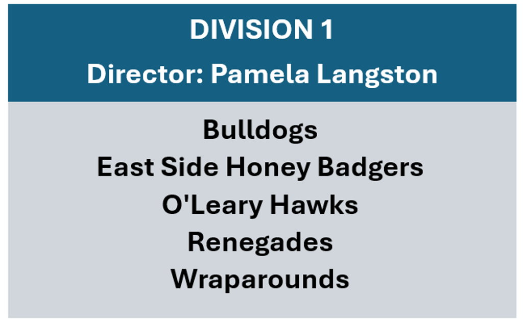 DIVISION 1- COMING SOON
