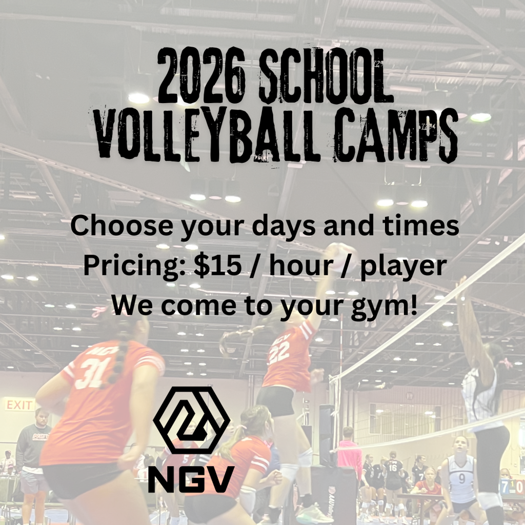 North Georgia Volleyball offers school camps for middle school volleyball and high school volleyball teams 