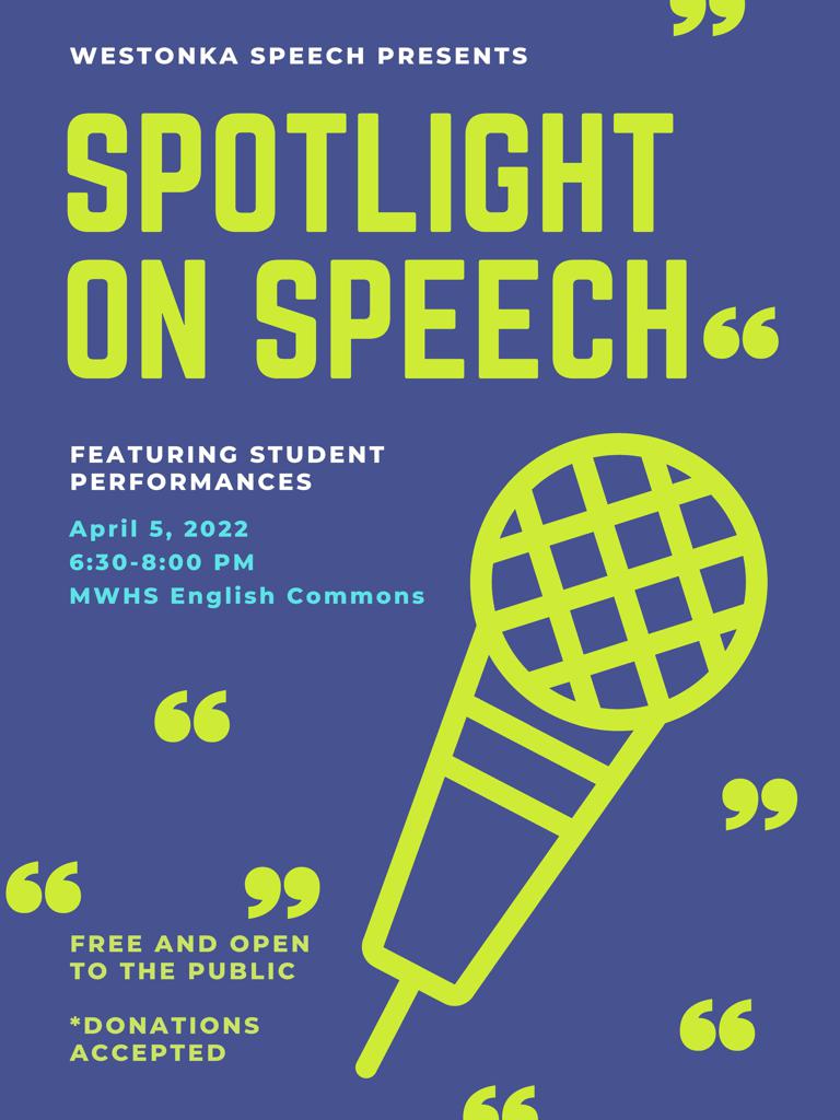 Spotlight on Speech flyer