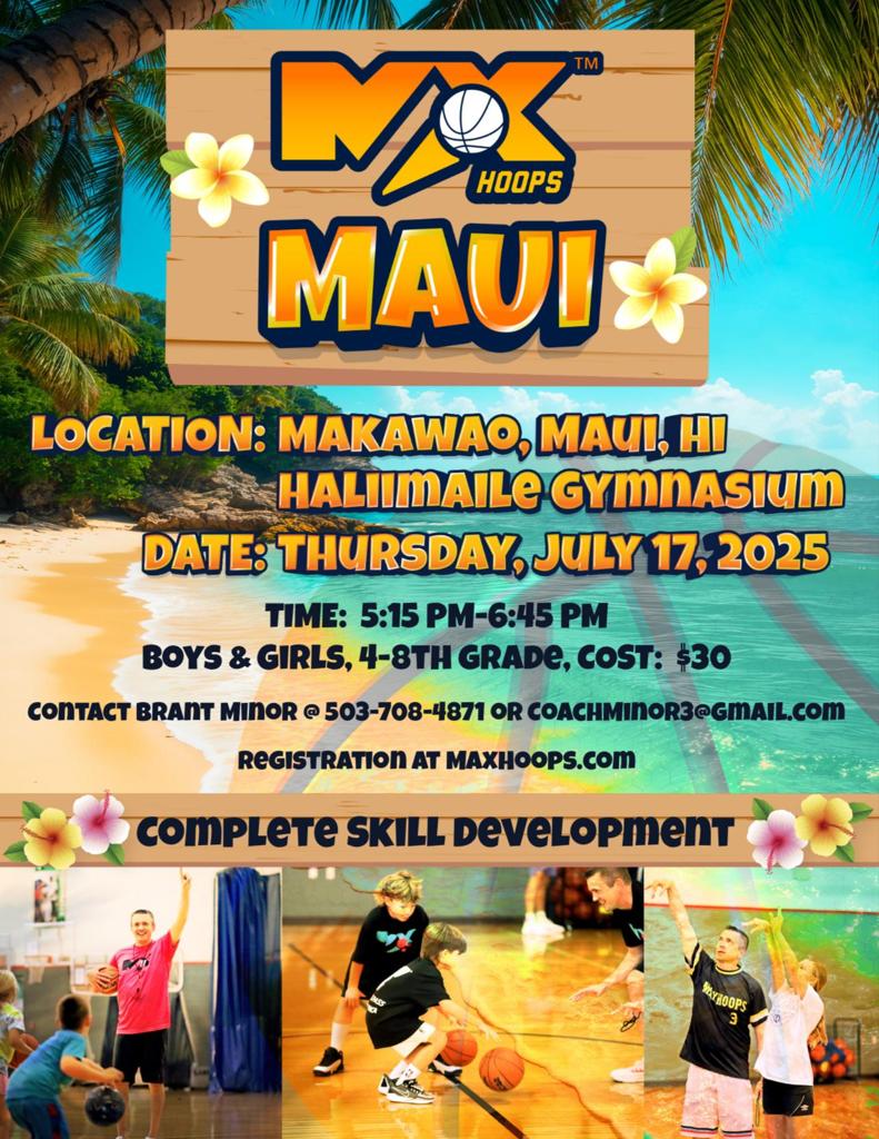 Maui Hawaii Youth Basketball Camp