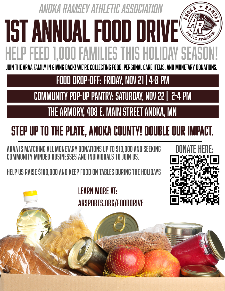 ARAA Food Drive Flyer