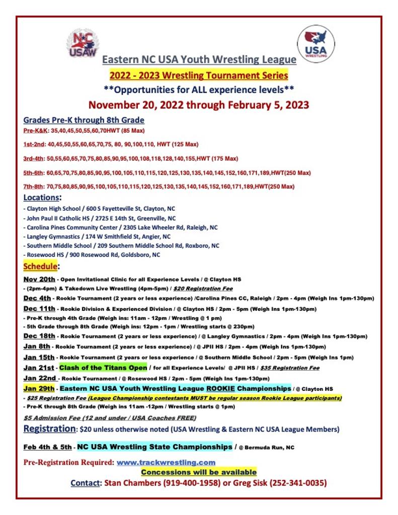 ENC USA Youth ROOKIE Championships