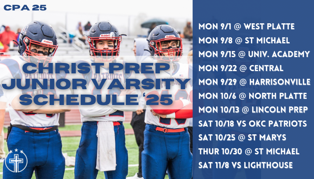 2025 JV Schedule