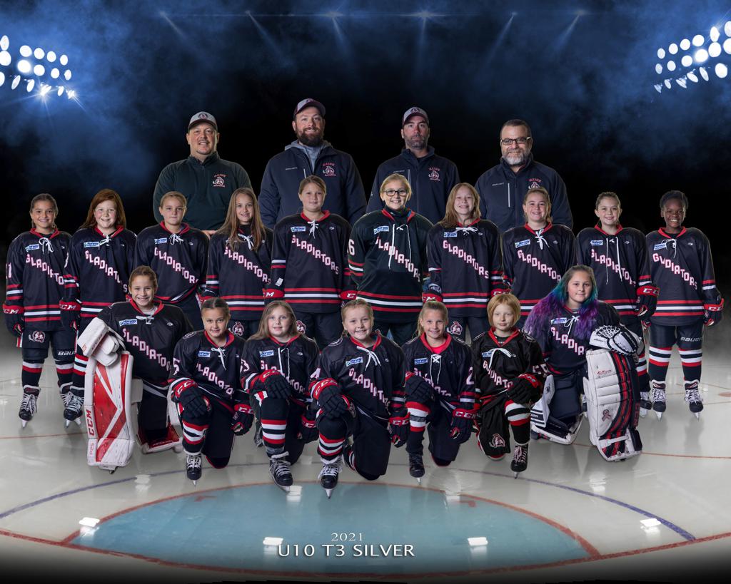 Gladiators 10U Silver Girls