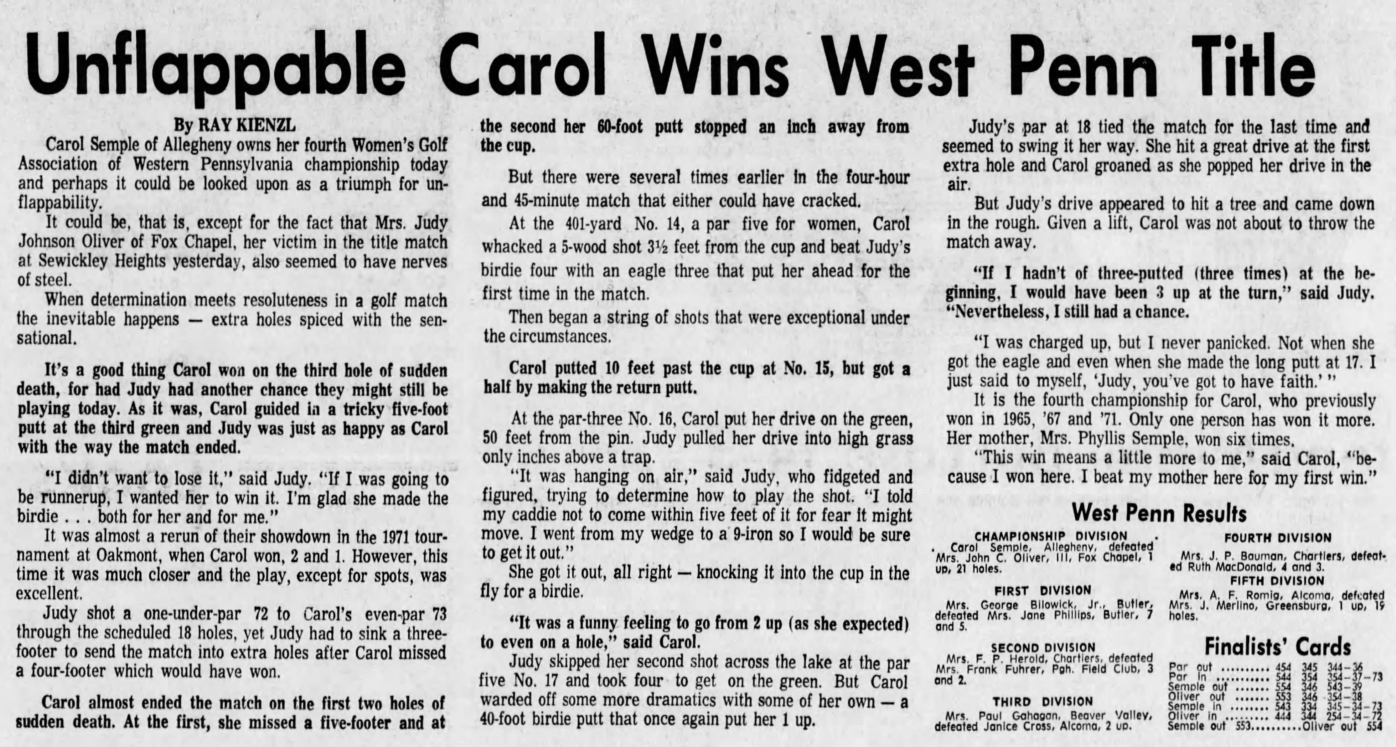 Carol Semple Thompson