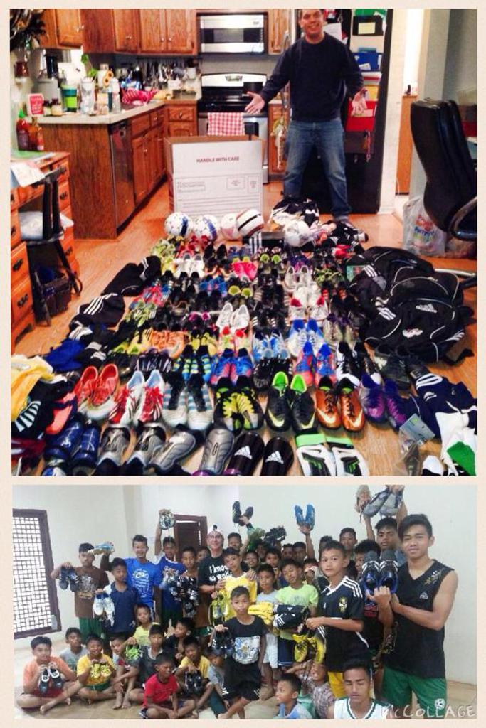 Roadrunner Soccer donations reach the Phillippines!