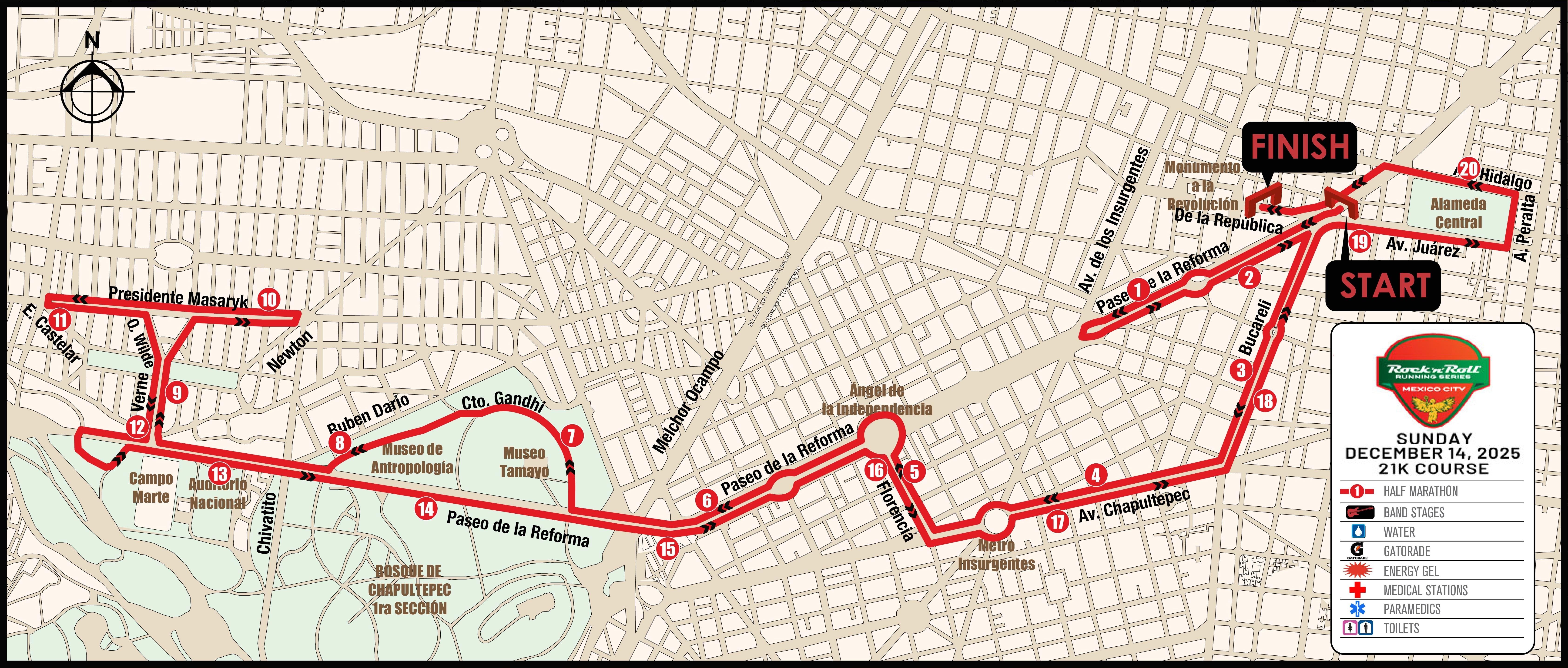 Half Marathon Course Map