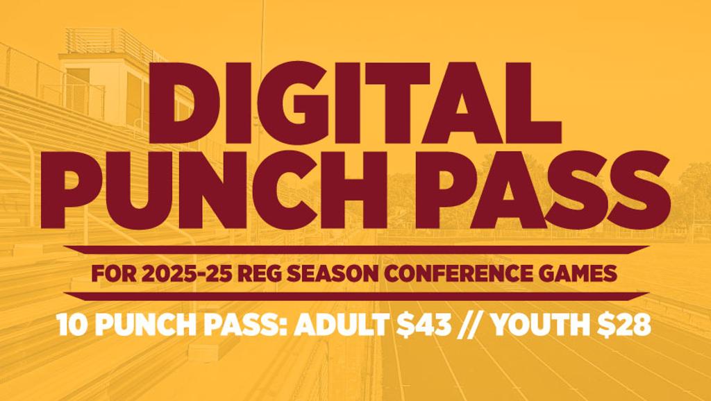Graphic: Digital Punch Pass for 2025-26 Reg Season Conference Games