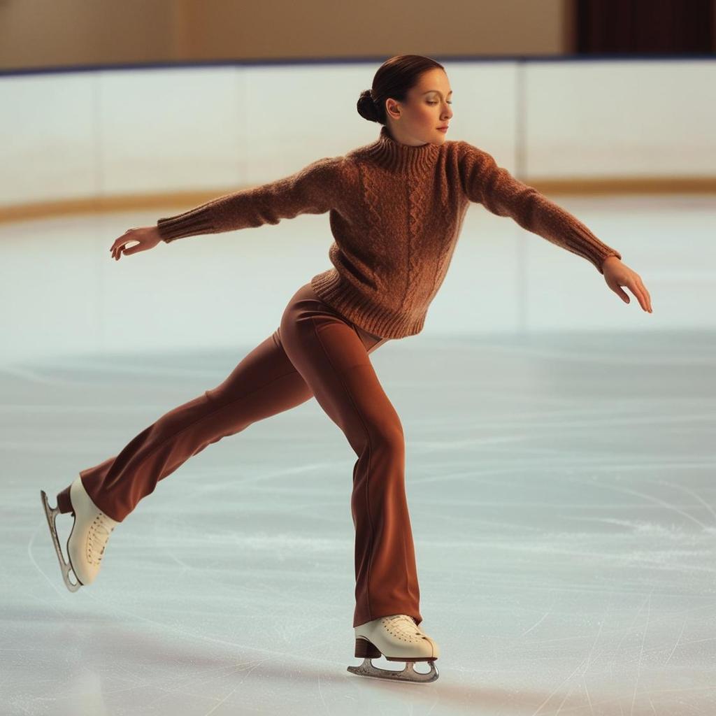 Artificial image depicting a Figure Skater Edges