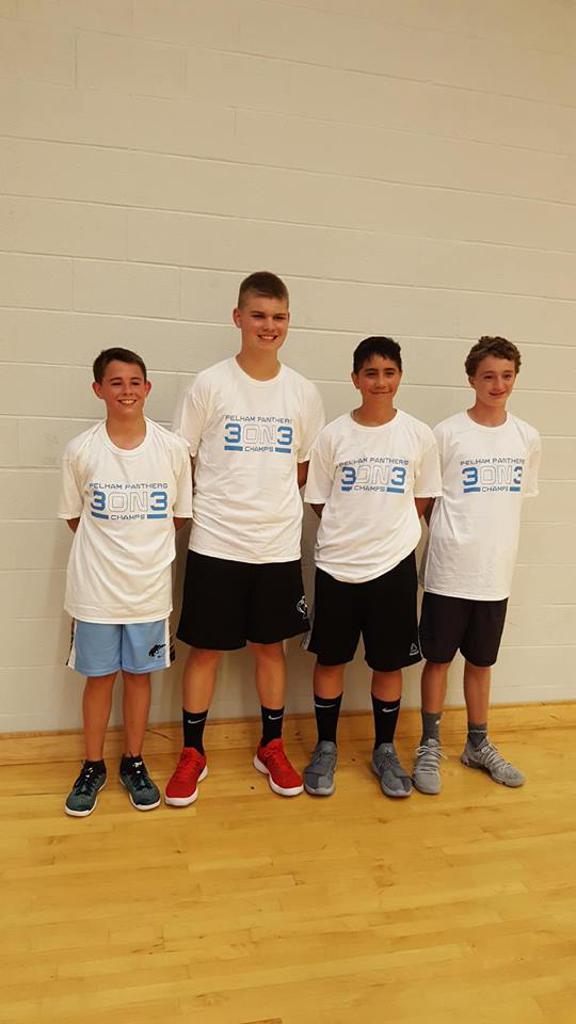 2018 3 on 3 Champions! Photos Pelham Panthers Basketball Association