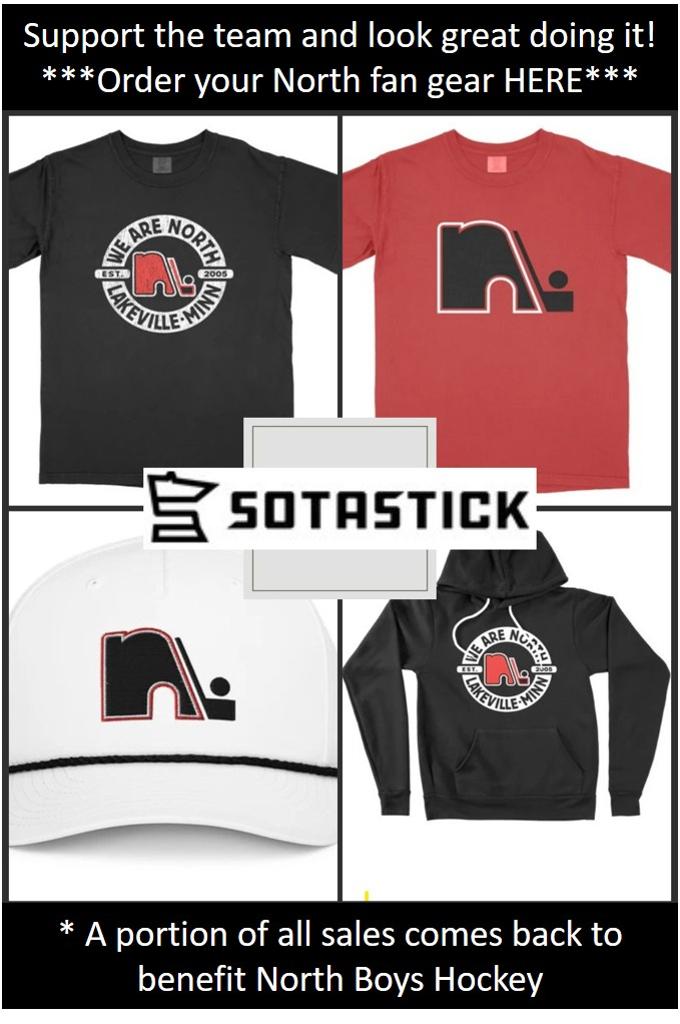 Lakeville North Boys Hockey merchandise and fan gear