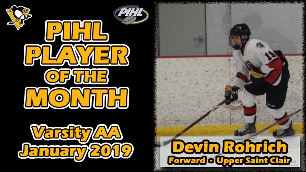 Player of the Month - AA - Jan 2019