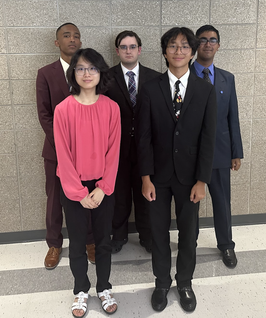 McKinley with Fellow Gold Team Members