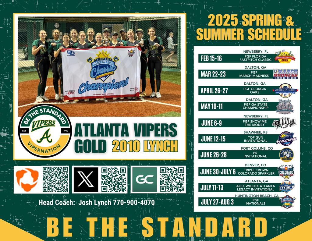 2025 Spring and Summer Schedule
