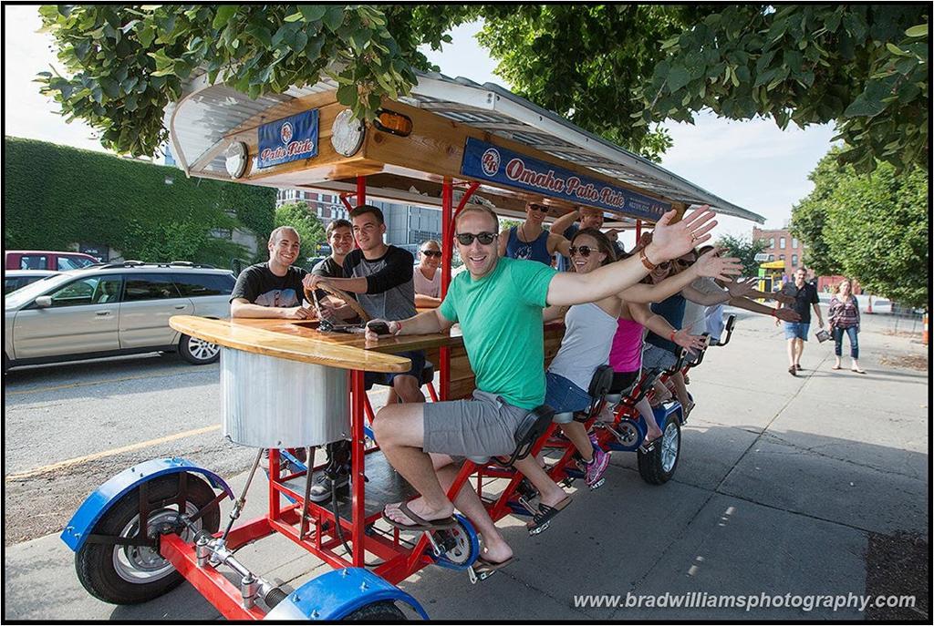 downtown bike ride