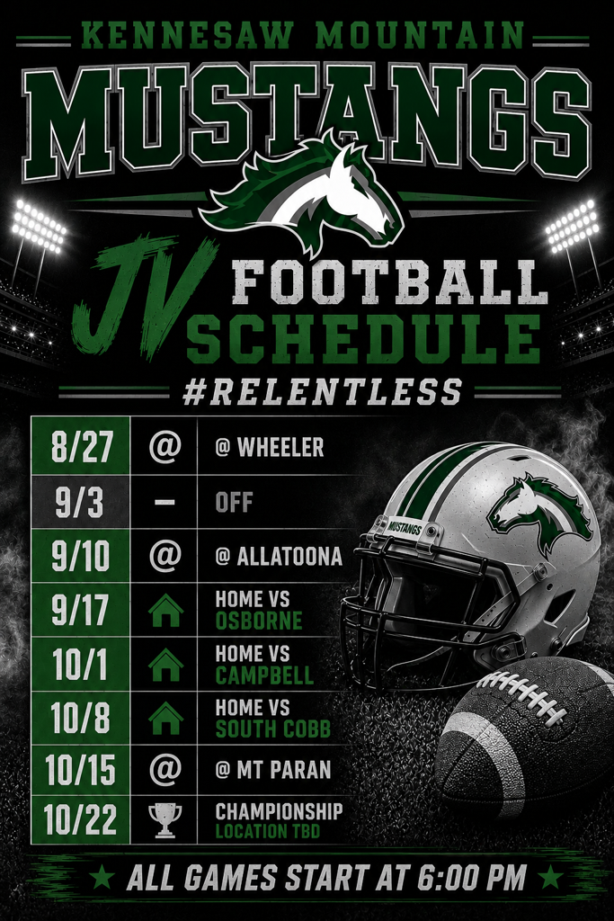 Kennesaw Mountain Football Schedule 2027