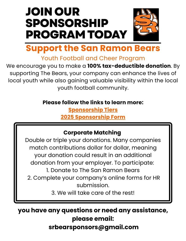 Sponsorship Opportunities