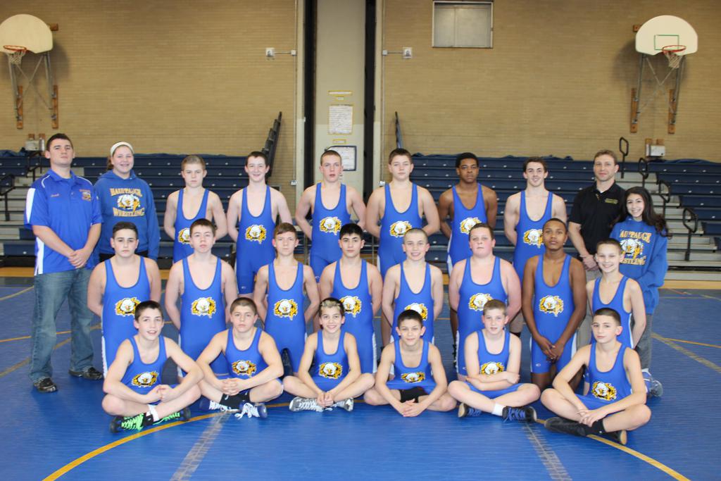 Hauppauge Middle School Wrestling team