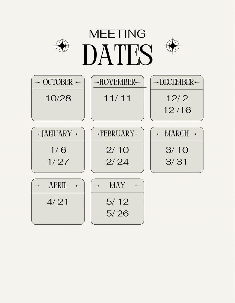 Meeting Dates