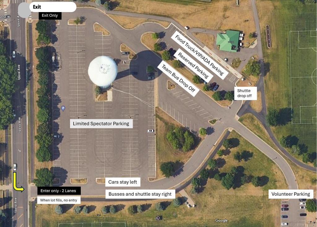 Spectator Parking - Steve Michaud Park