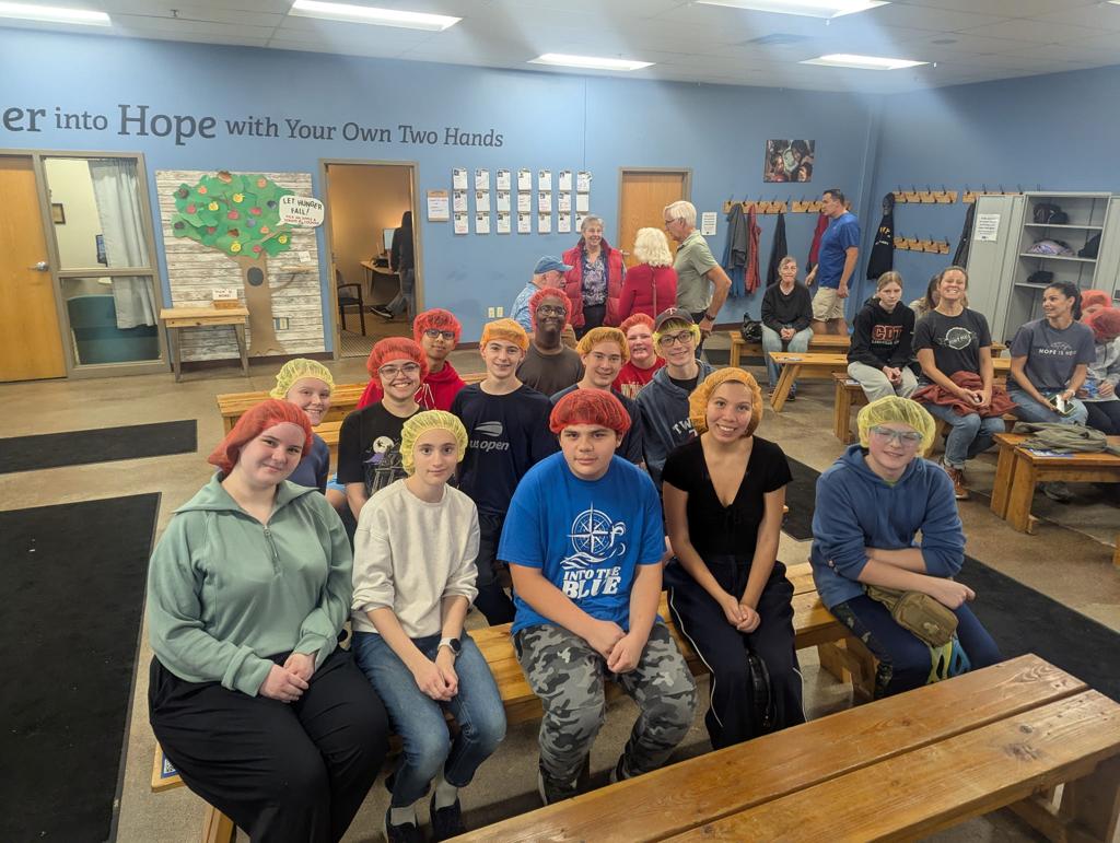 Getting Ready to Pack Food!