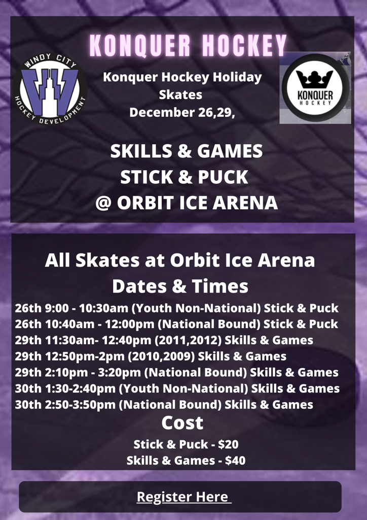 Konquer Christmas Orbit Ice Arena