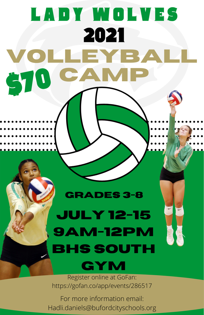 Lady Wolves Volleyball Summer Camp