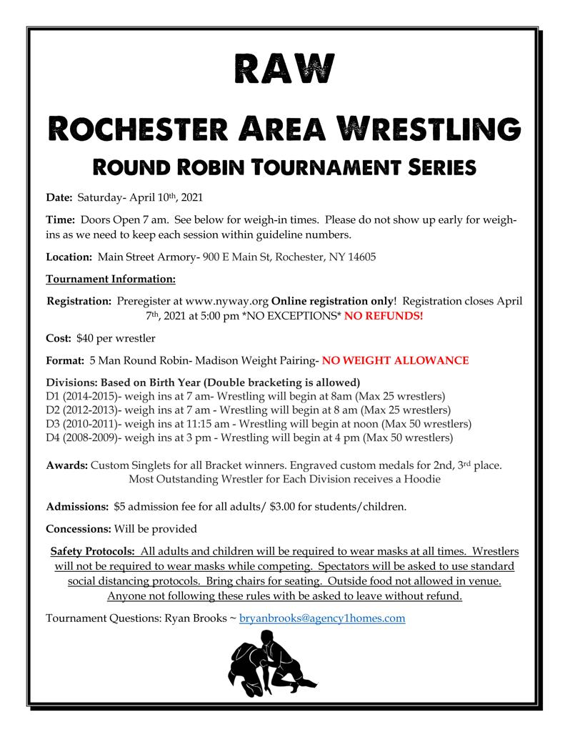 Rochester Area Wrestling Round Robin Tournament Series