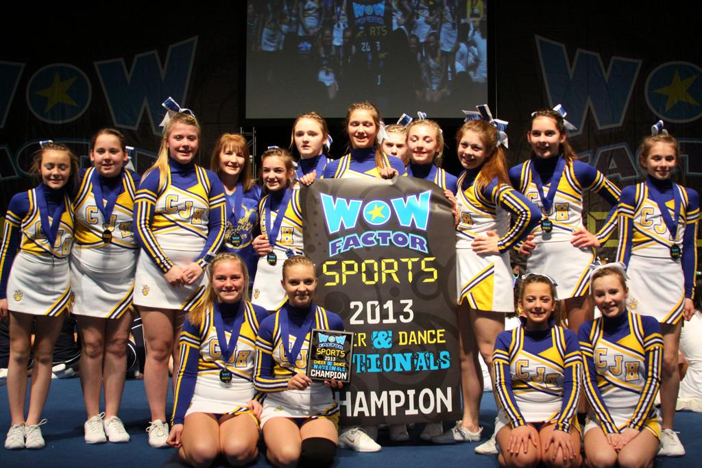 2013 WOW Factor Sports Cheer & Dance Nationals CHEER RESULTS