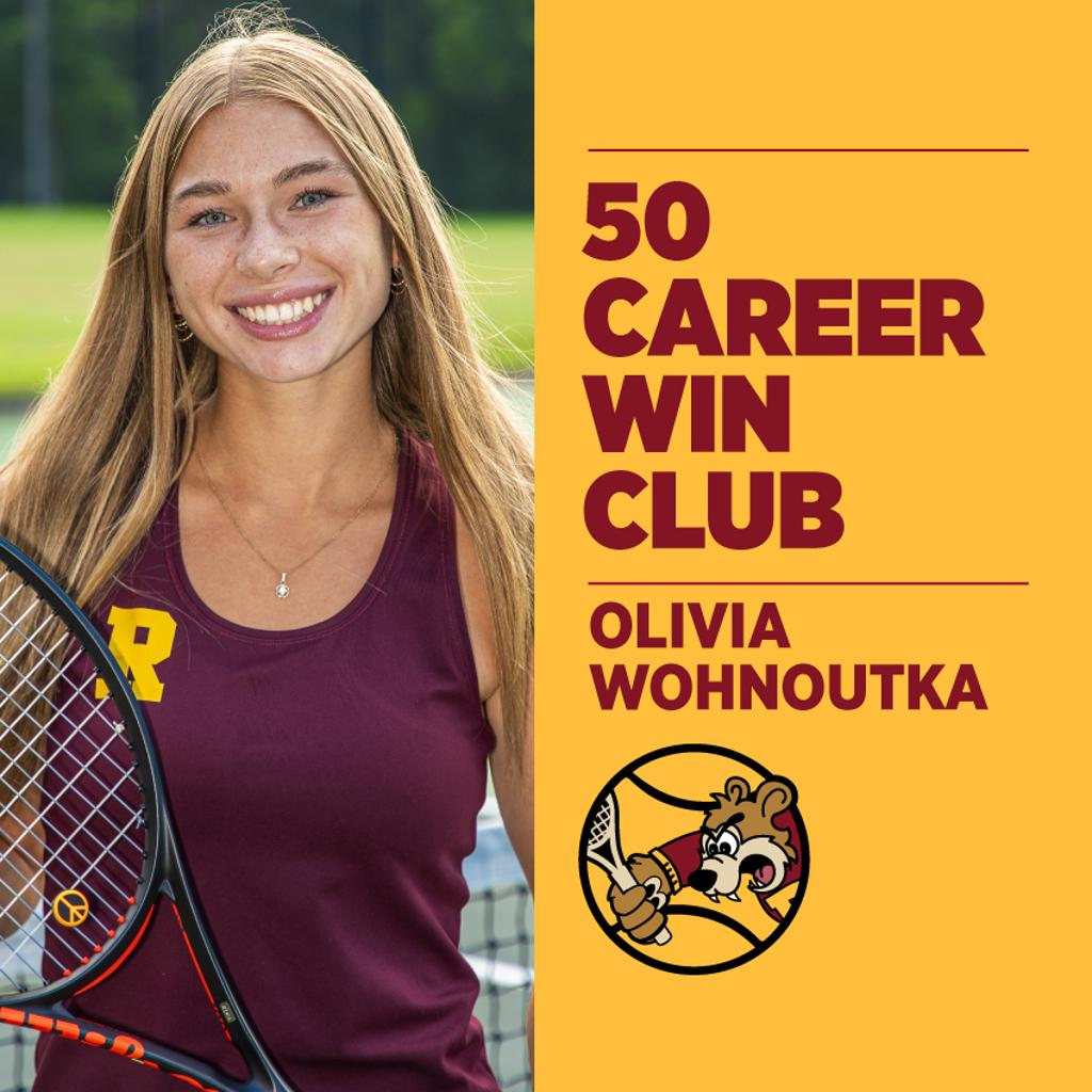 Graphic: 50 Career Win Club, Olivia Wohnoutka