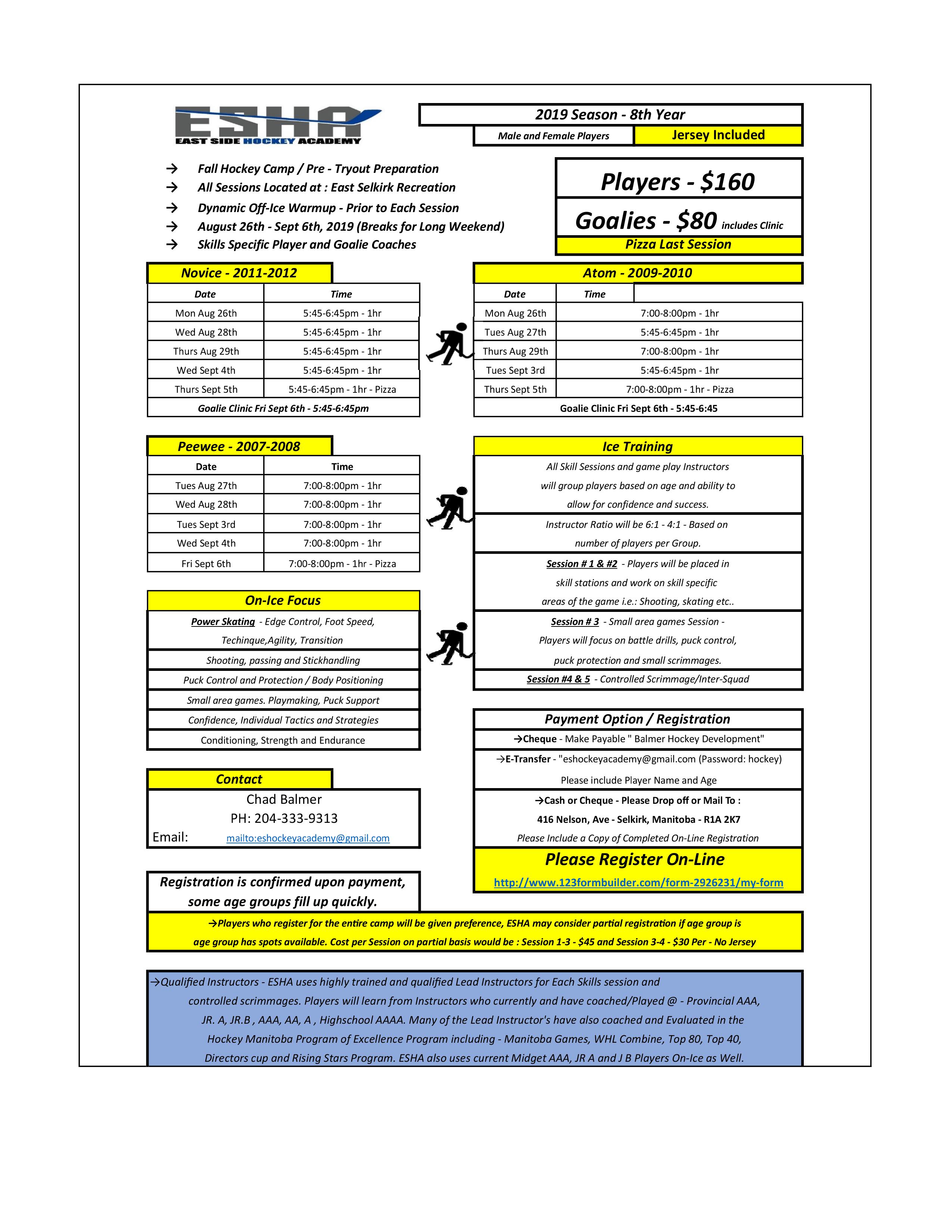 East Facet Hockey Academy Pre-Tryout Camp 2019 photo regarding Printable Tryout Numbers called East Facet Hockey Academy Pre-Tryout Camp 2019
