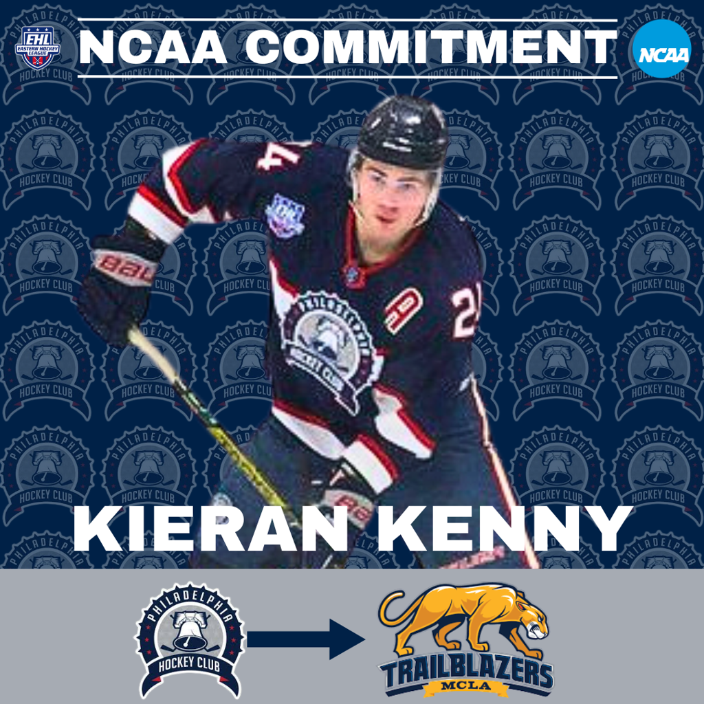 PHC EHL defenseman Kiernan Kenny makes NCAA commitment to MCLA
