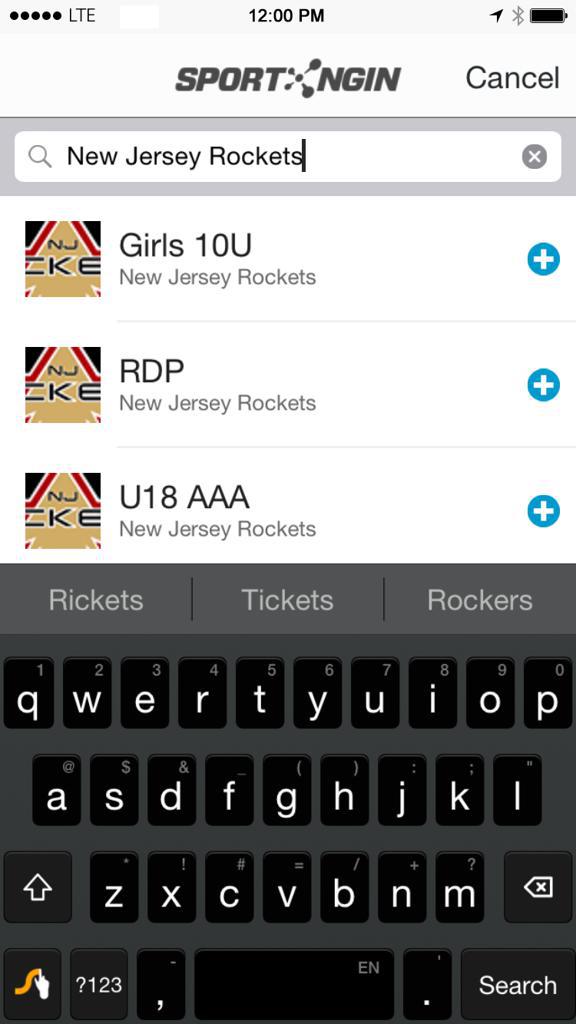 SportsEngine Application