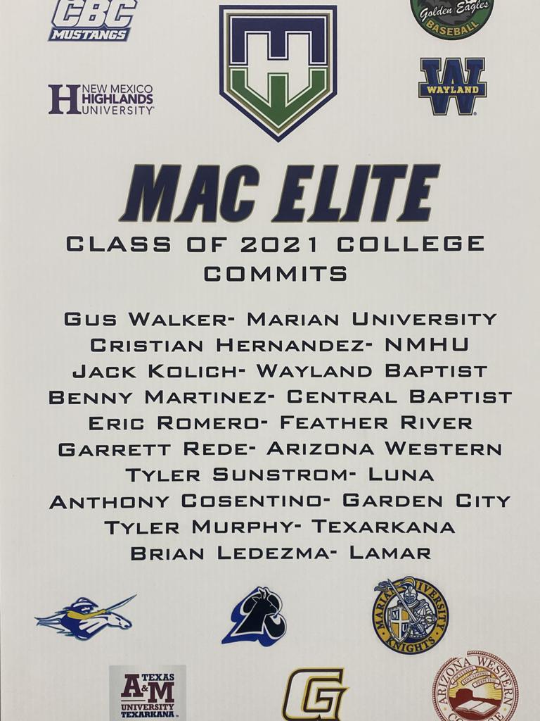 MAC Elite Baseball