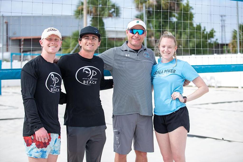 Coaches left to right: Jared Howard, Ryan Hamilton, Head Coach Rick Palmateer, Kaley Palmateer