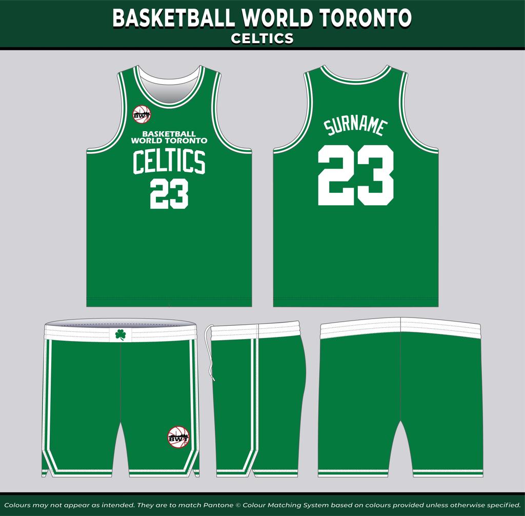 BWT Custom Jersey - Celtics - Green