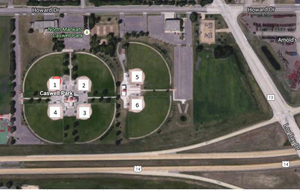 Tournament Field Locations