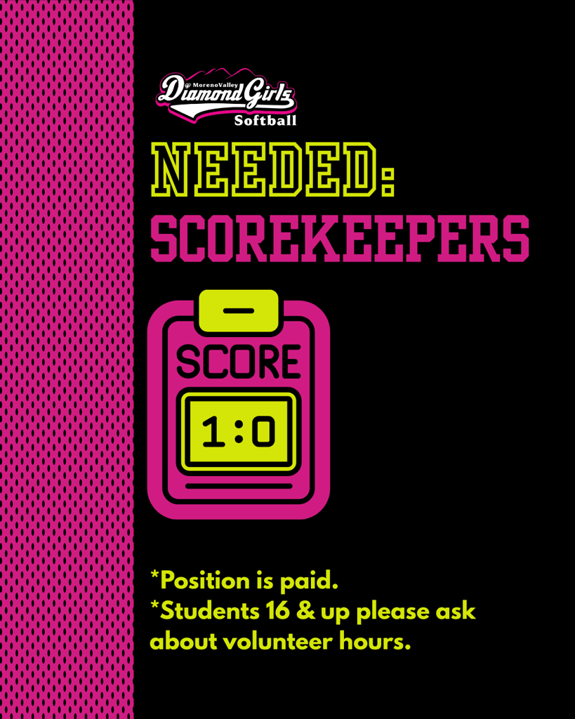 Scorekeepers Needed