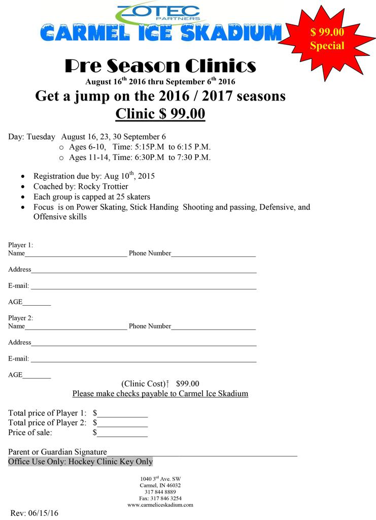 Carmel Ice Skadium Is Offering Preseason Clinics For Ages 6 14 ___ ✔ хотите заказать сайт? carmel ice skadium is offering preseason clinics for ages 6 14