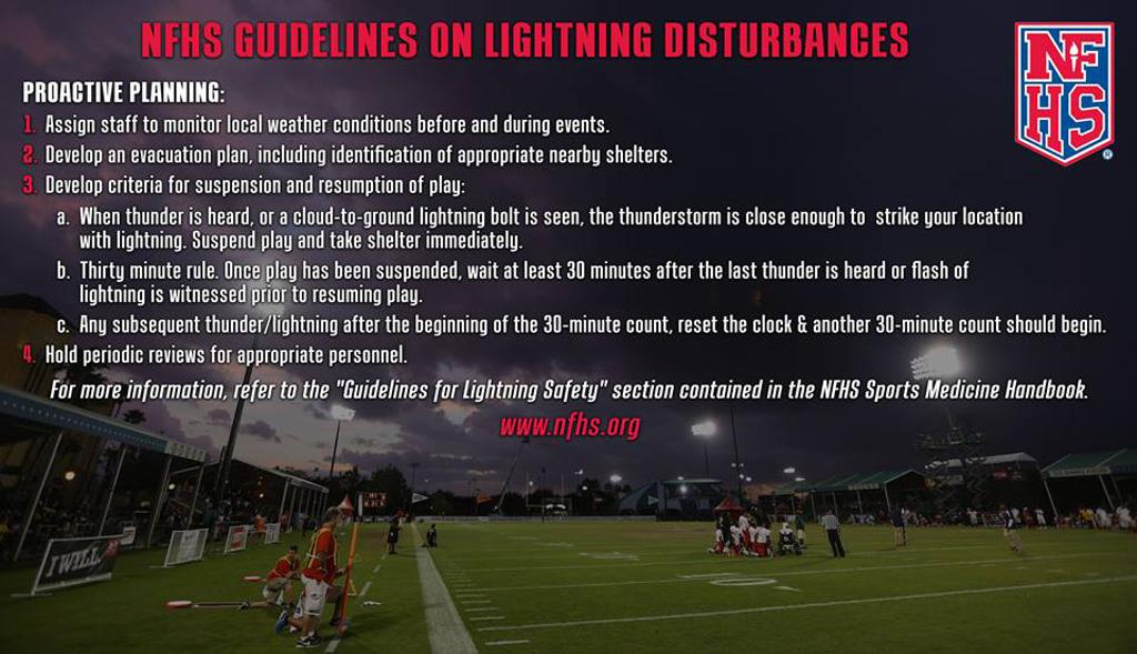 Treasure Coast Football Conference Just A Reminder That In Pop Warner We Follow The Nfhs And Coach Education Guidelines When