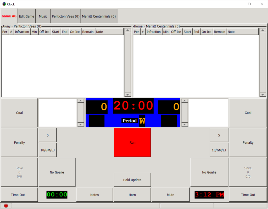 Game Mode Screen Example Time To Score - Open Game