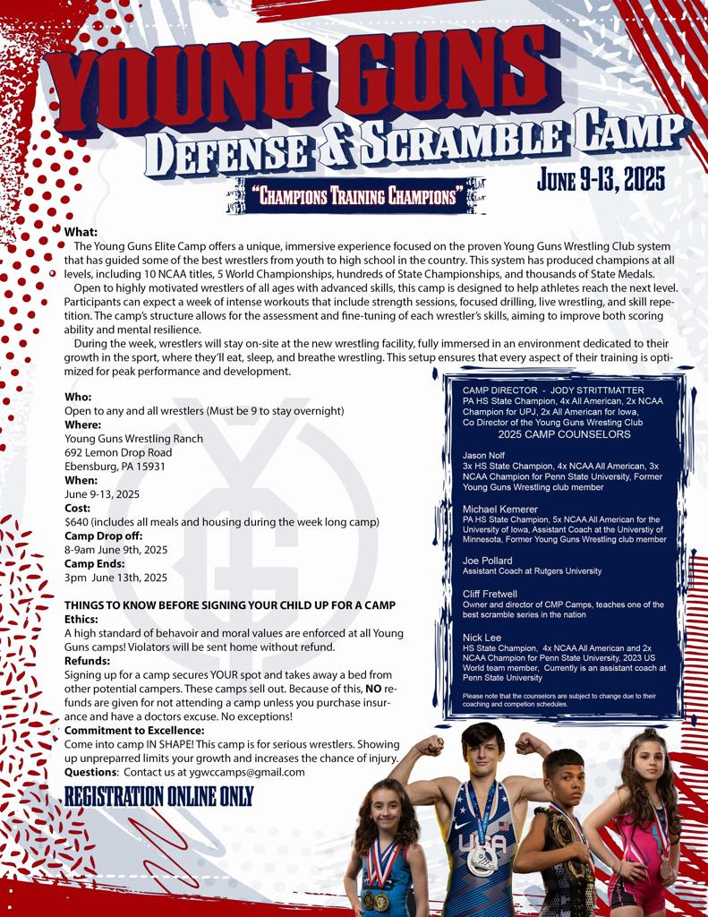 Take Down Camp Flyer