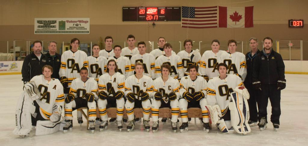 2016-2017 OAU Varsity Hockey Team