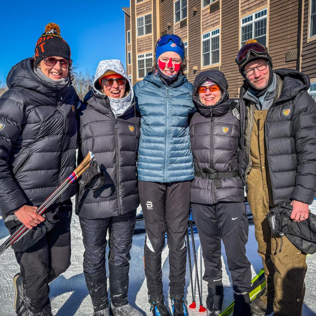 Mila Beitz and TNT Nordic coaches
