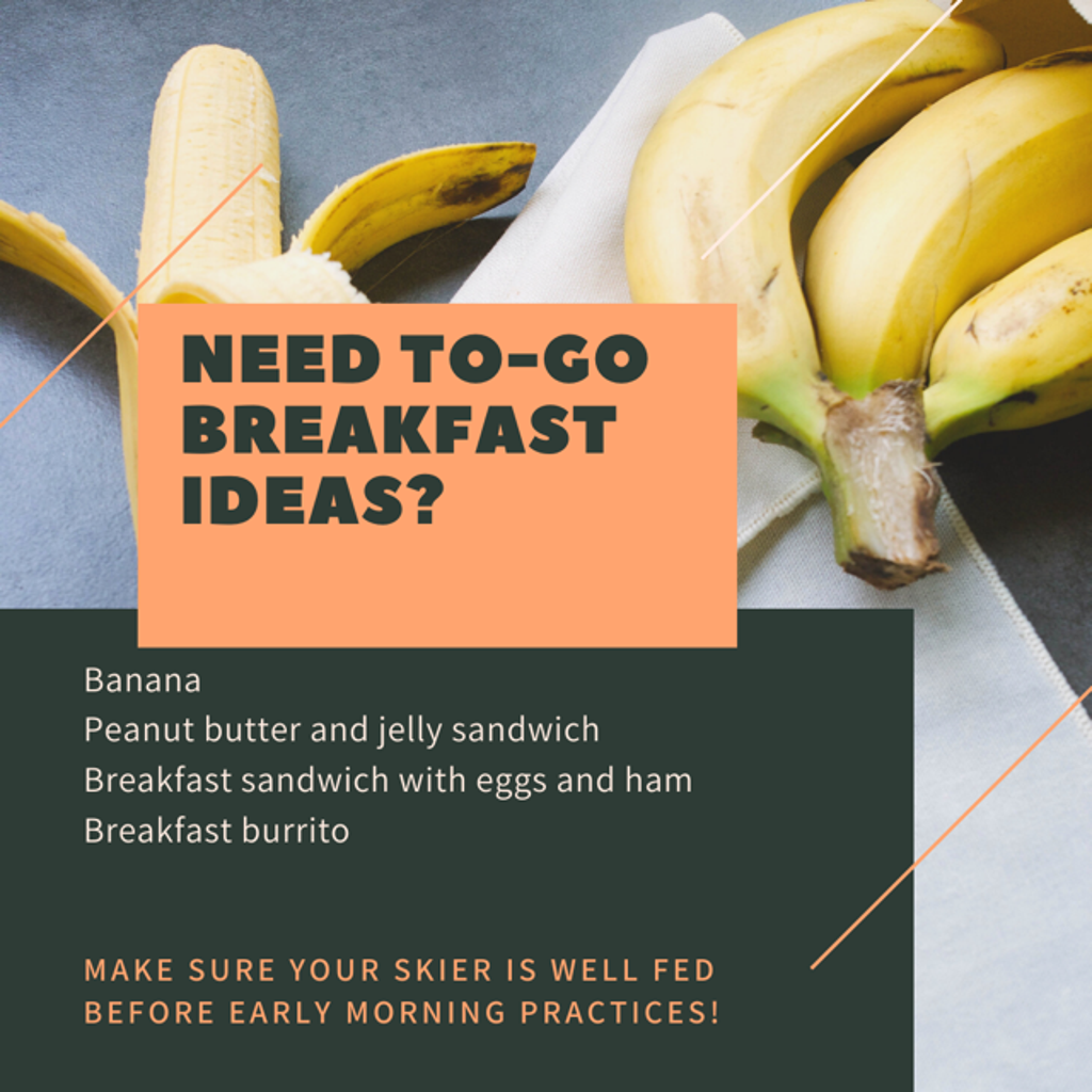 Breakfast ideas for training day