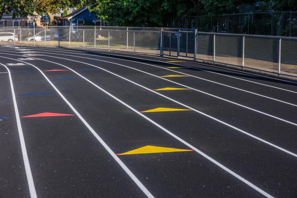 Track Gets New Paint