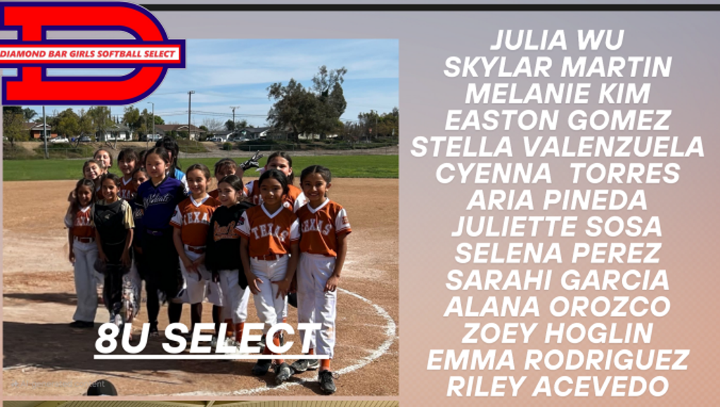 Congratulations to our Fall Select Teams!