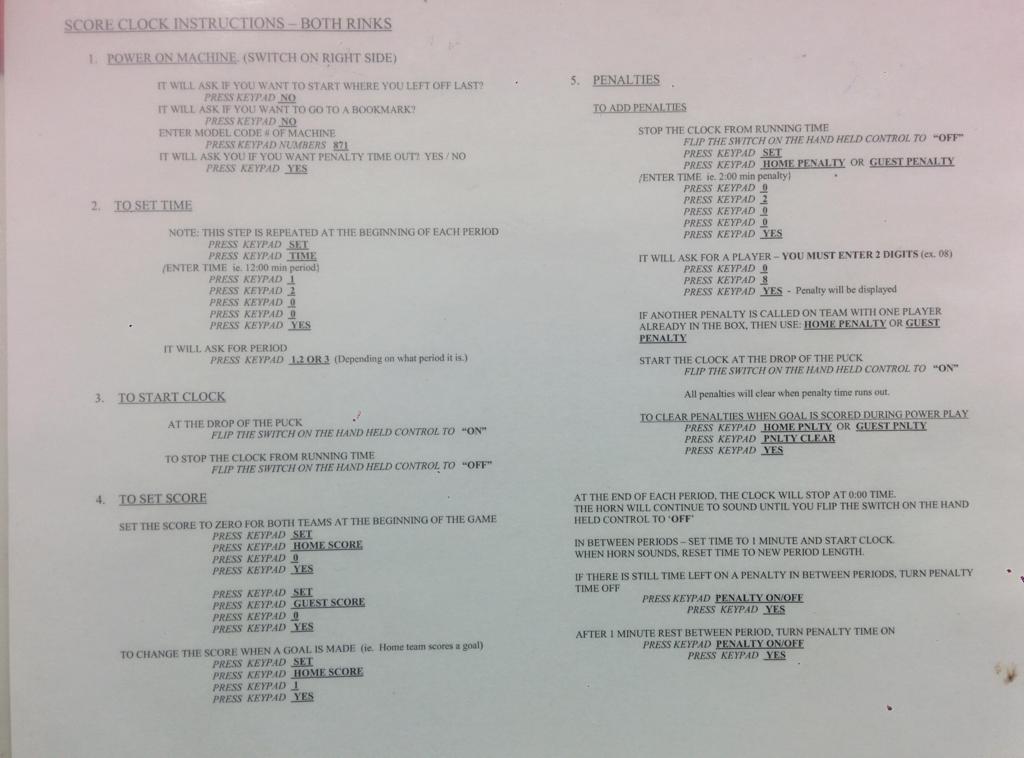 ClockScorebookAnnouncing Instructions